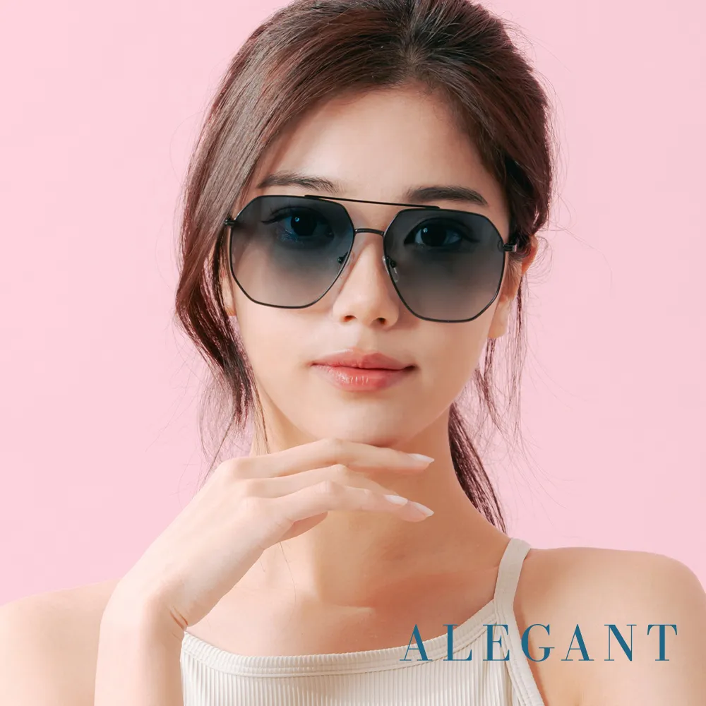 【ALEGANT】經典時尚飛官彈簧鏡腳寶麗來偏光墨鏡/UV400太陽眼鏡 歷史價格詳細信息