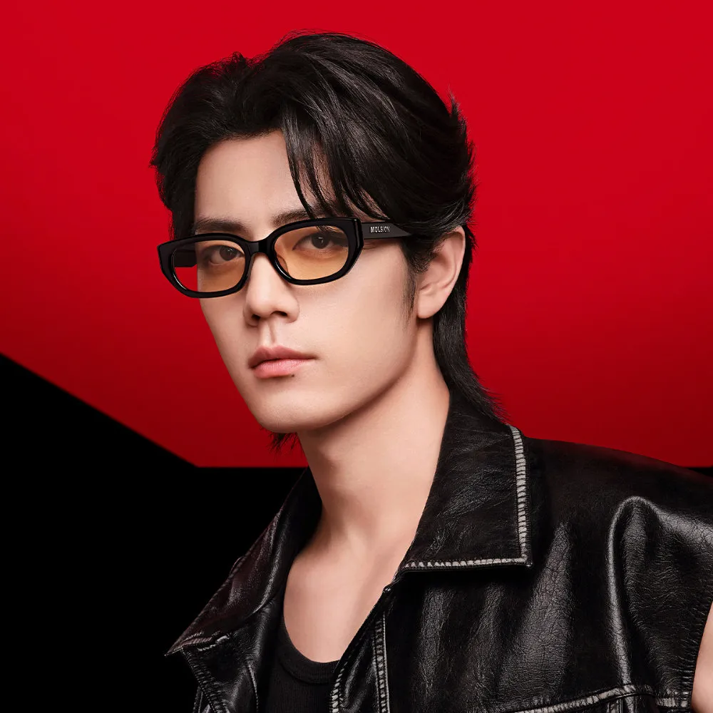 【MOLSION 陌森】肖戰同款大方膠框偏光太陽眼鏡(MS3087-C10 偏光鏡片) 歷史價格詳細信息