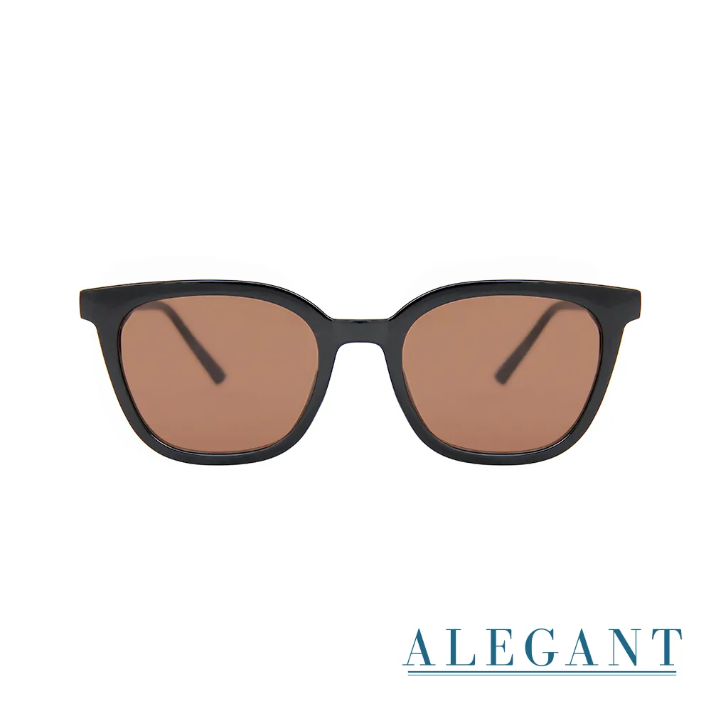 【ALEGANT】韓版微光核桃棕透視感方框墨鏡/UV400太陽眼鏡 歷史價格詳細信息