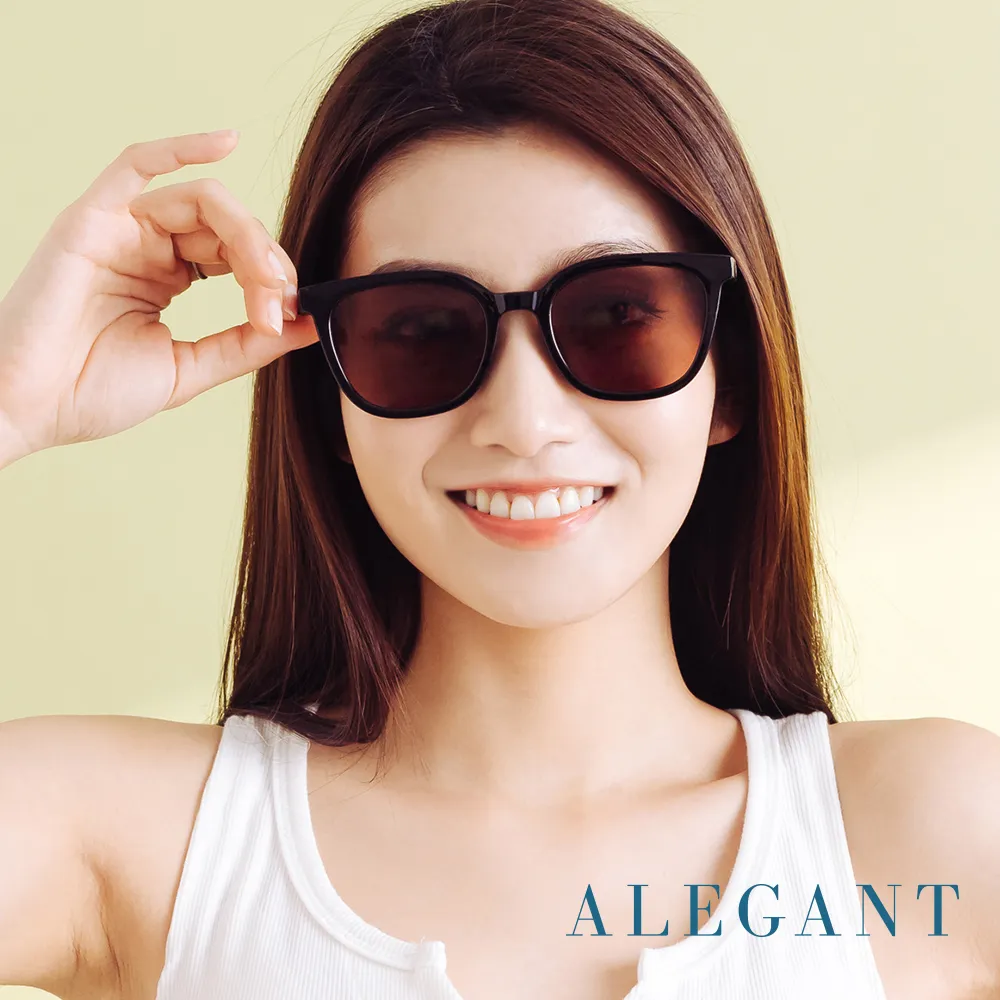 【ALEGANT】韓版微光核桃棕透視感方框墨鏡/UV400太陽眼鏡 歷史價格詳細信息