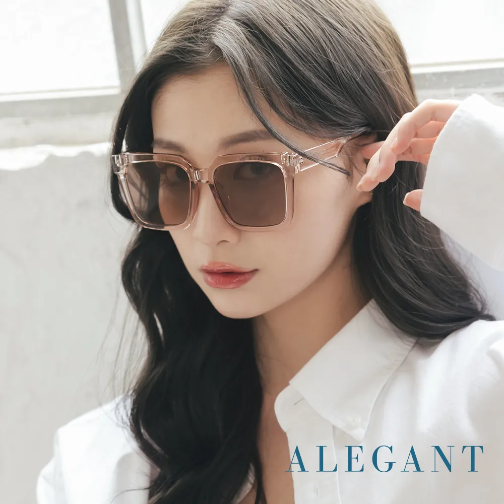 【ALEGANT】烏茶黑清新簡練品味設計波士頓圓框墨鏡/UV400太陽眼鏡 歷史價格詳細信息