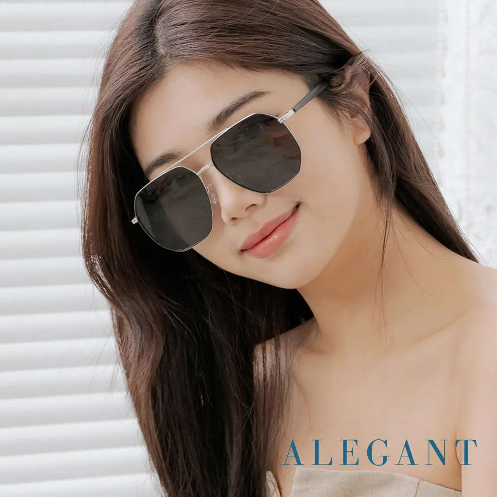 【ALEGANT】經典時尚飛官彈簧鏡腳寶麗來偏光墨鏡/UV400太陽眼鏡 歷史價格詳細信息