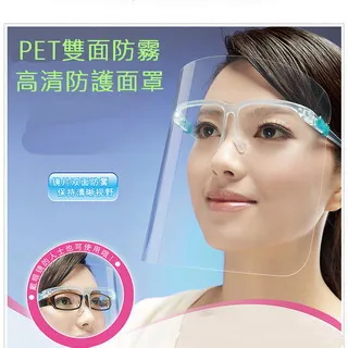 PET雙面防霧高清防護面罩 3入裝 歷史價格詳細信息
