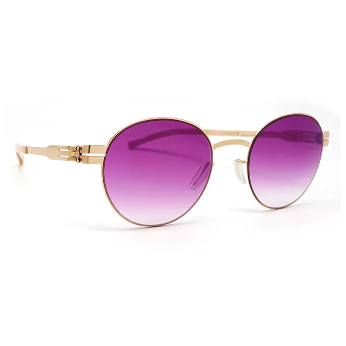 【ic! berlin】德國薄鋼墨鏡太陽眼鏡 zeder electric orange 無螺絲專利設計 49mm 歷史價格詳細信息