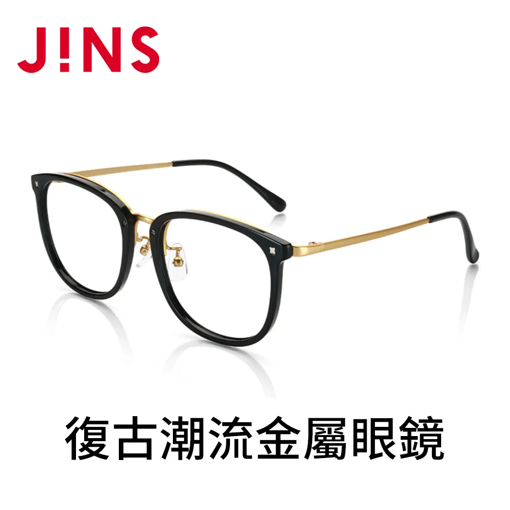 JINS 復古潮流金屬眼鏡(MRF-18S-027)木紋灰 歷史價格詳細信息