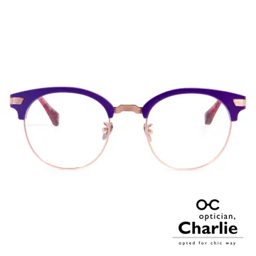 Optician Charlie 韓國亞洲專利自我時尚潮流 FP系列光學眼鏡 - FP BL(藍 + 銀) 歷史價格詳細信息