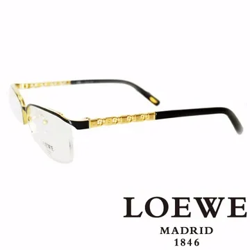 LOEWE 羅威西班牙皇室名媛氣質方框太陽眼鏡(黑/金 SLW405-08FE) 歷史價格詳細信息