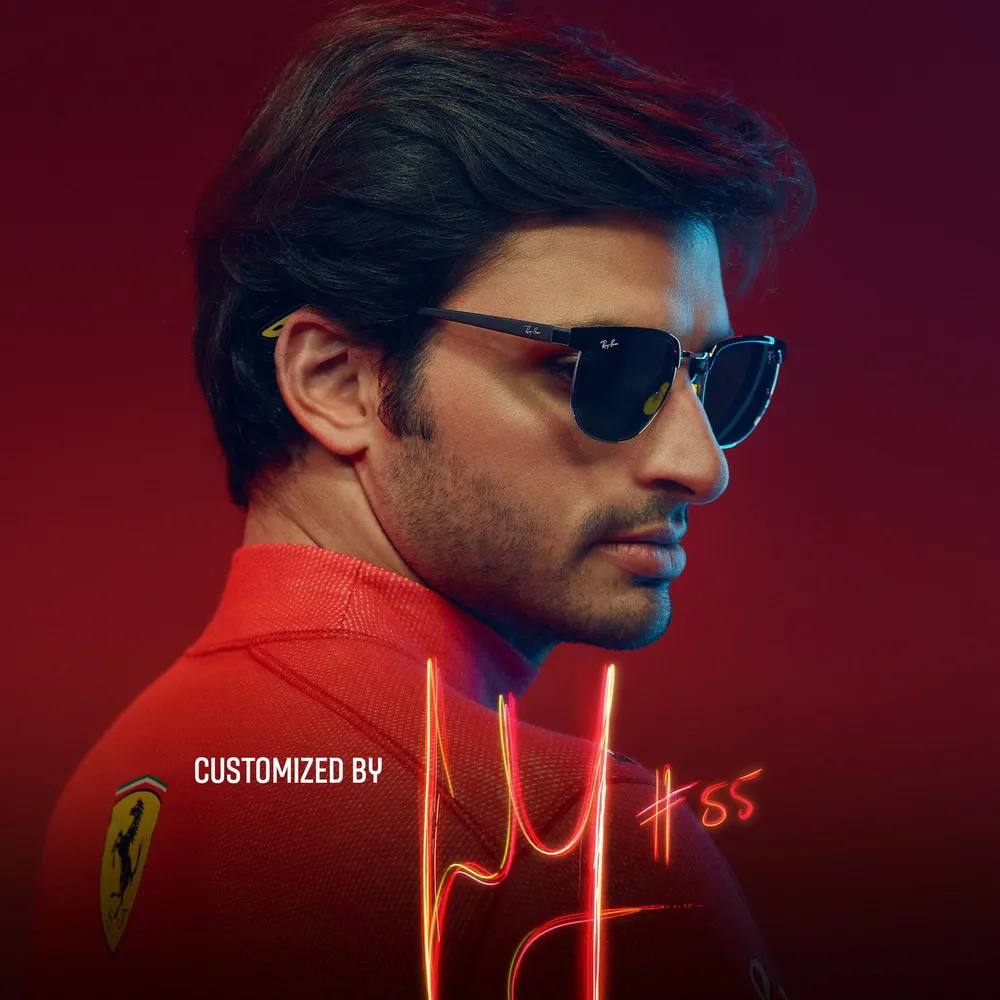 RAY BAN 雷朋 限量飛官法拉利聯名款 碳纖維鏡臂 RB8331M F08311 銀框漸層灰鏡片 公司貨 歷史價格詳細信息