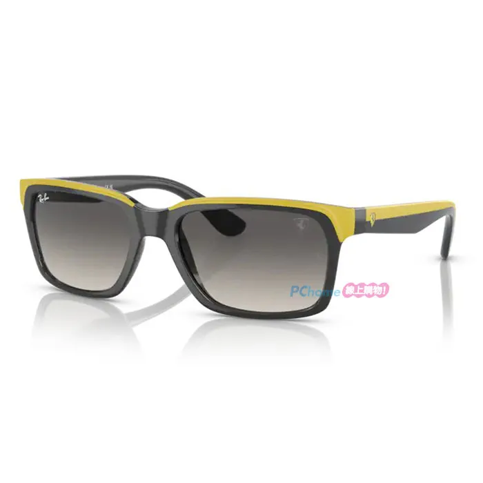 【RayBan】雷朋 法拉利聯名款 太陽眼鏡 RB3698M F07331 53mm 眉框 橢圓框墨鏡 黑框/綠色鏡片 歷史價格詳細信息