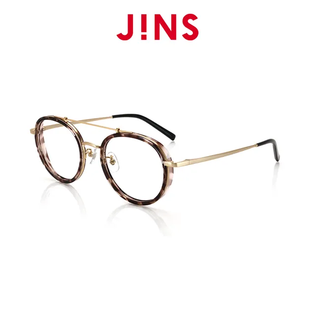【JINS】 紳士雙鼻橋金屬眼鏡(特AMMF18S031)黑色 歷史價格詳細信息