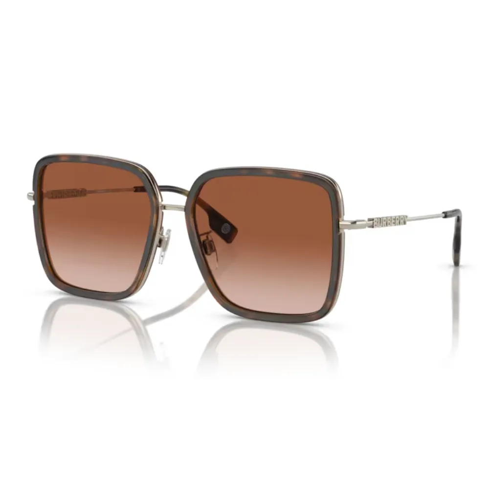 【BURBERRY 巴寶莉】方形金屬太陽眼鏡(BE3136D-1337G9) 歷史價格詳細信息