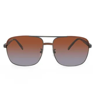 LOEWE 羅威金屬皮革質感大方框款太陽眼鏡(咖啡/金 SLW806-06YZ) 歷史價格詳細信息