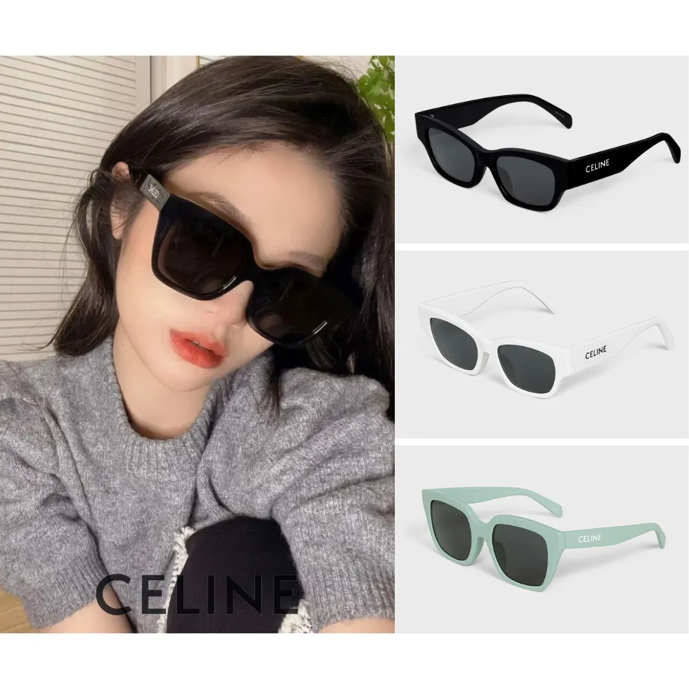 Celine CL40194U 01A 52mm black circular sunglasses 歷史價格詳細信息