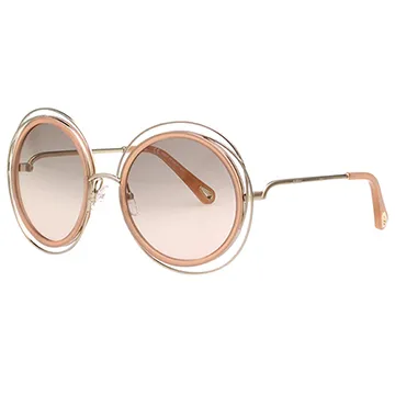 CHLOE金屬大框 太陽眼鏡(金配灰)CE120SD 歷史價格詳細信息