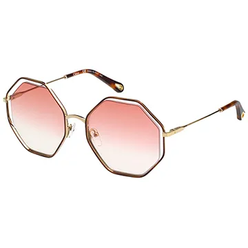 CHLOE金屬大框 太陽眼鏡(金配灰)CE120SD 歷史價格詳細信息