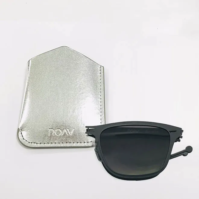 【ROAV】偏光太陽眼鏡 薄鋼折疊墨鏡 Balto 1003 C13.41 漸層灰鏡片/黑框 圓框墨鏡 48mm 歷史價格詳細信息
