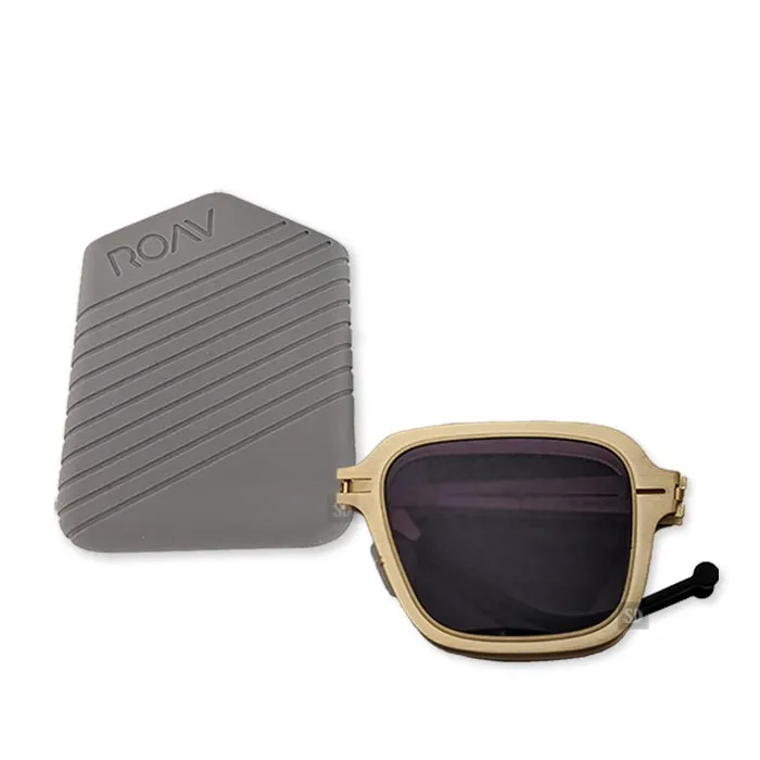 【ROAV】偏光太陽眼鏡 薄鋼折疊墨鏡 Balto 1003 C13.41 漸層灰鏡片/黑框 圓框墨鏡 48mm 歷史價格詳細信息