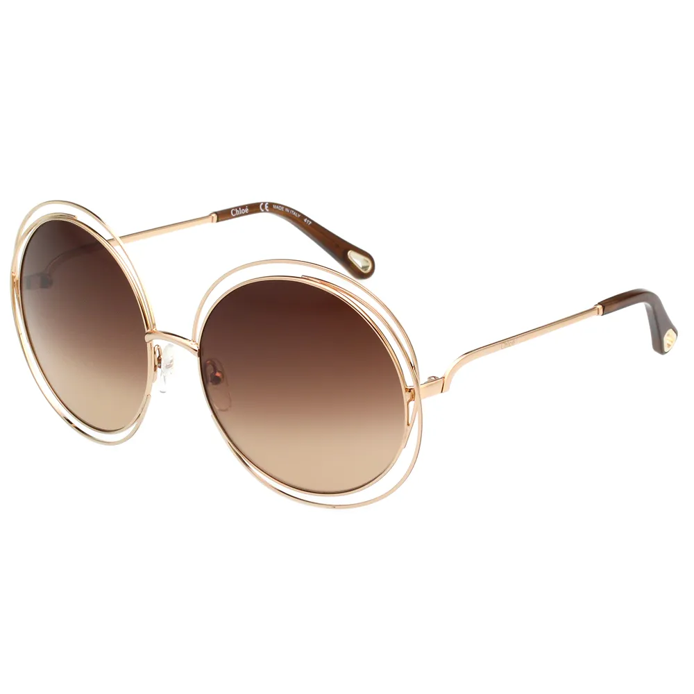 CHLOE太陽眼鏡 大圓框（外灰黑內金） 歷史價格詳細信息