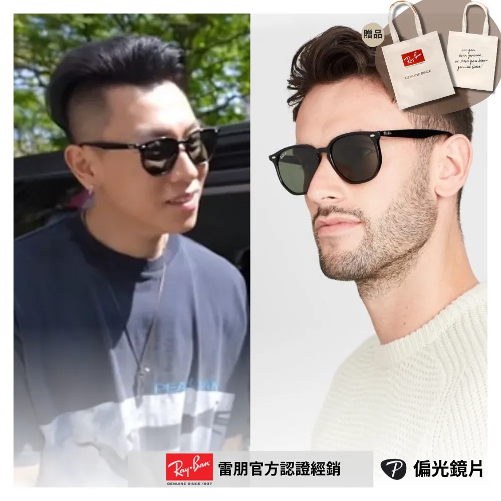 Ray Ban 雷朋 太陽眼鏡 RB4306-F 601/9A (黑) 偏光鏡片 墨鏡 直營公司貨【原作眼鏡】 歷史價格詳細信息