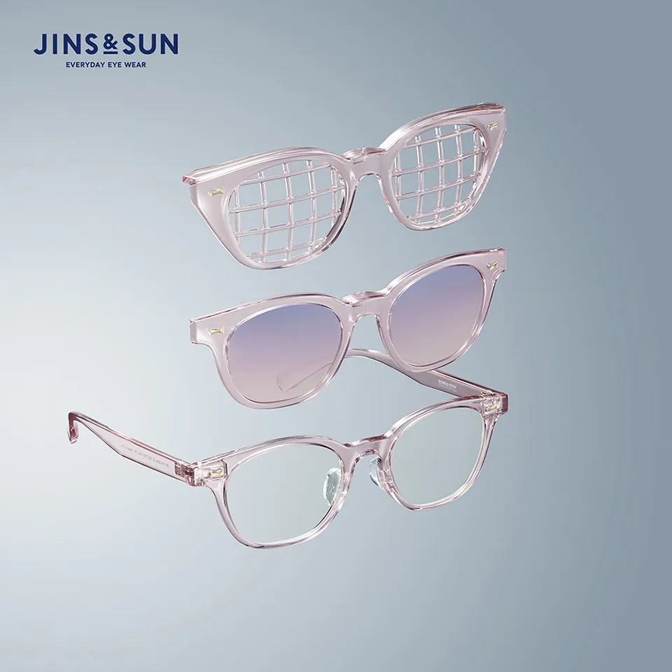 JINS Verdy聯名款 Switch磁吸式眼鏡(AURF21A028)圓框-透明粉 歷史價格詳細信息