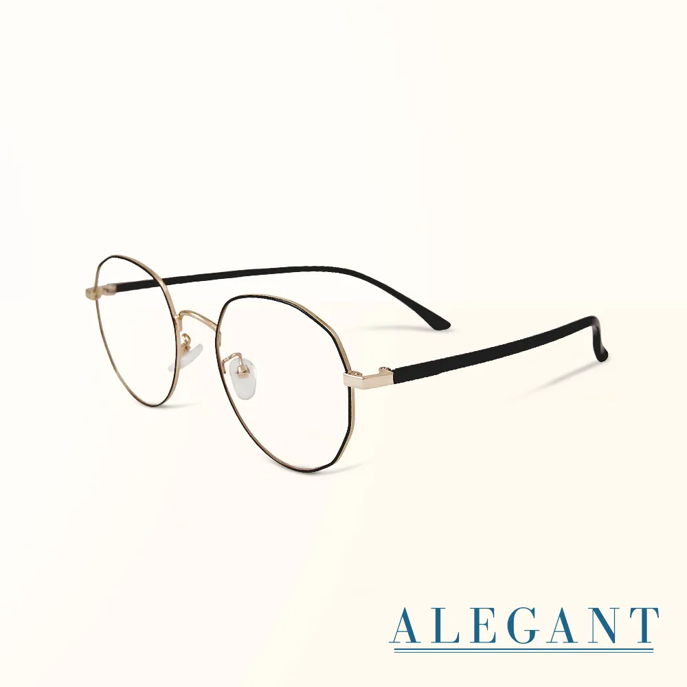 【ALEGANT】金露的伏夏窗花(日系古著簡約琉璃金細方框UV400濾藍光眼鏡) 歷史價格詳細信息