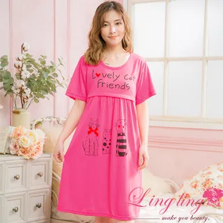 lingling A4093全尺碼-簡單生活V領羅紋上側開口哺乳孕婦長袖睡衣+長褲成套組(簡單灰) 歷史價格詳細信息