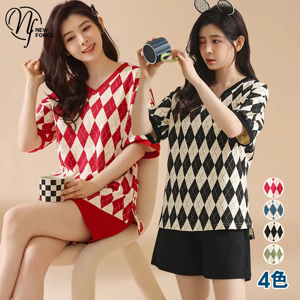 (NEW FORCE)日系寬鬆氣質印花睡裙-六款可選 歷史價格詳細信息