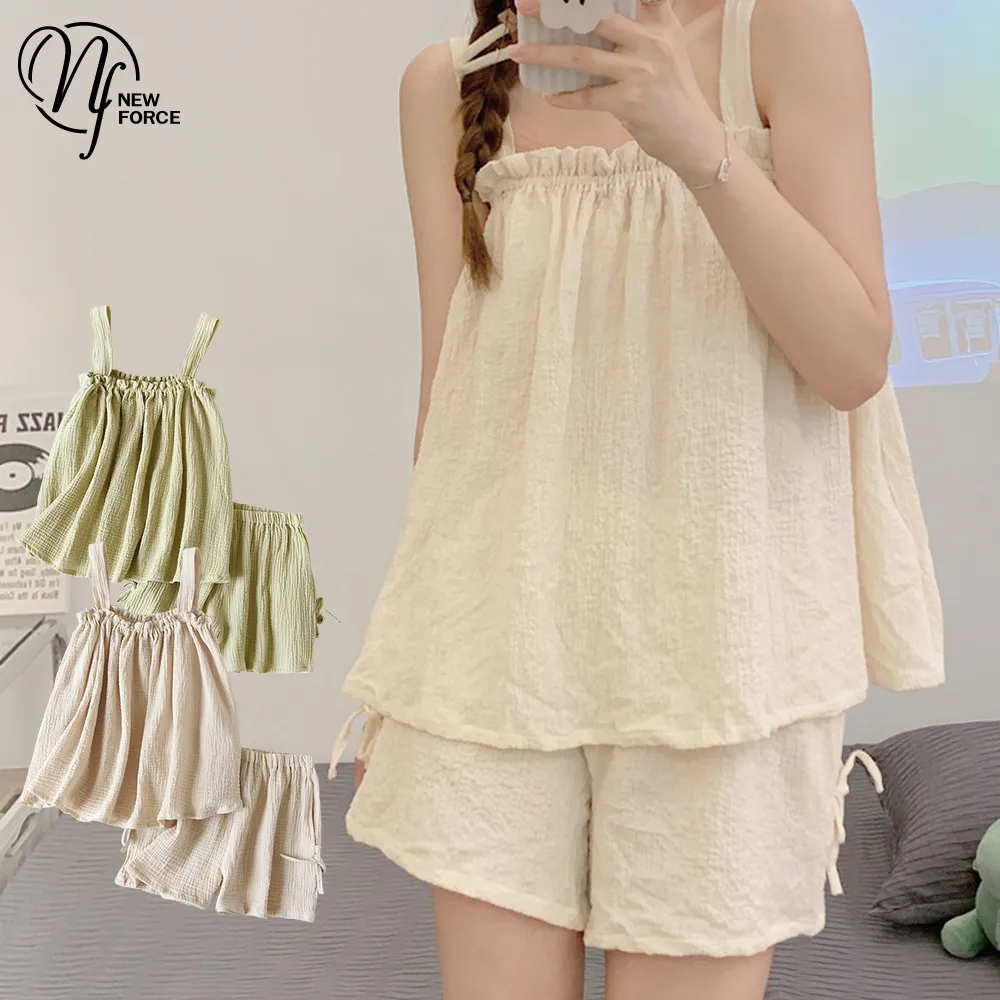 【NEW FORCE】 甜心花漾寬鬆舒適居家睡裙-四色可選 歷史價格詳細信息