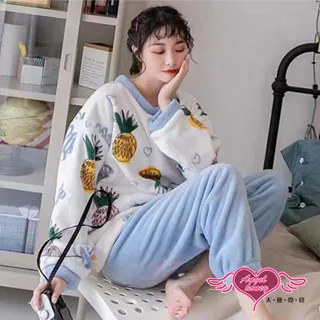 睡衣 休閒居家睡衣組(藍F) 天使霓裳 歷史價格詳細信息