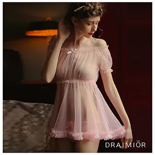 久慕雅黛 DRAIMIO古典花刺繡網紗花邊睡衣 歷史價格詳細信息