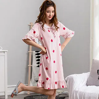 【Secret Lover】甜美熊貓撞色居家服睡裙SL8302 歷史價格詳細信息