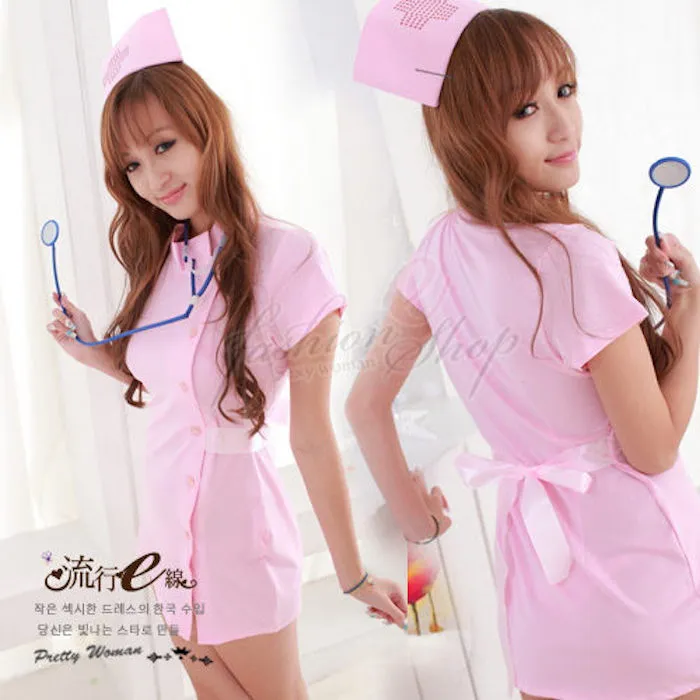 流行E線A067- XXL大尺碼護士服可愛護士裝 大尺寸情趣角色扮演服 COSPLAY服裝尾牙表演服 [台灣現貨] 歷史價格詳細信息