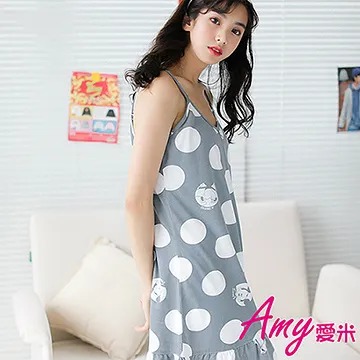 AMY甜美睡衣-格紋微笑清新甜美可愛寬鬆睡裙短袖純棉睡衣/居家服(AD090) 歷史價格詳細信息