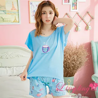 lingling A3703全尺碼-休閒小汽車棉質連身休閒T睡衣(休閒白) 歷史價格詳細信息