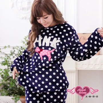 天使霓裳 甜蜜氛圍 柔軟珊瑚絨綁帶睡袍(亮粉F) 歷史價格詳細信息