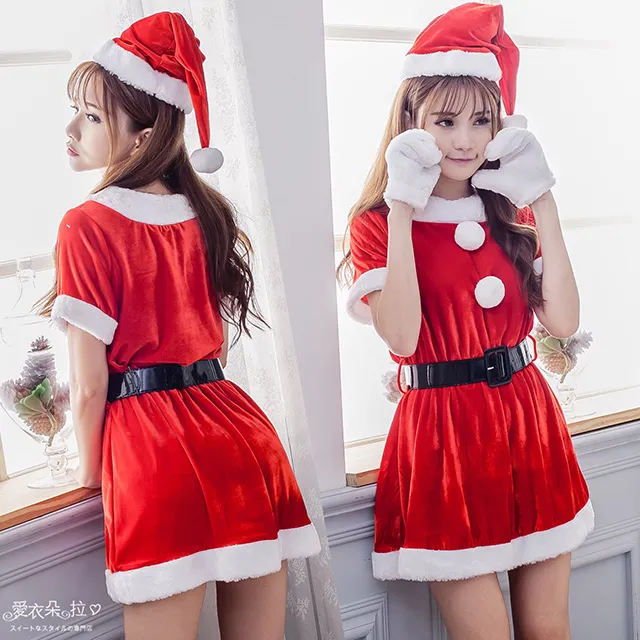 【愛衣朵拉】紅色洋裝情趣睡衣 情人節禮物 性感綁帶內衣(附送頭飾/小披肩) 歷史價格詳細信息