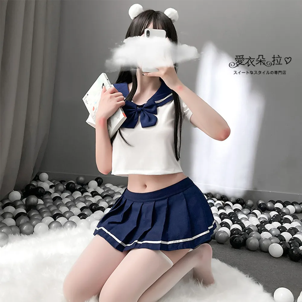 ＊愛衣朵拉＊水手學生制服角色扮演上衣百摺裙C077 歷史價格詳細信息