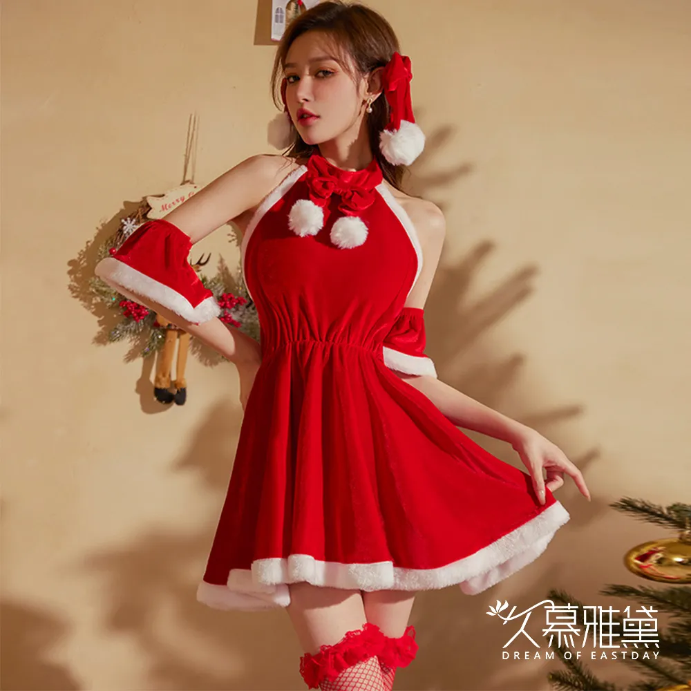 久慕雅黛 聖誕夢幻毛絨性感連身裙套裝 歷史價格詳細信息
