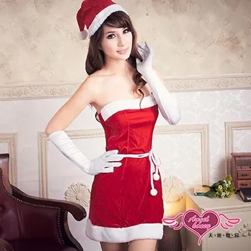 【天使霓裳】聖誕精選 狂熱聖誕舞會 耶誕服 角色服(紅) 歷史價格詳細信息