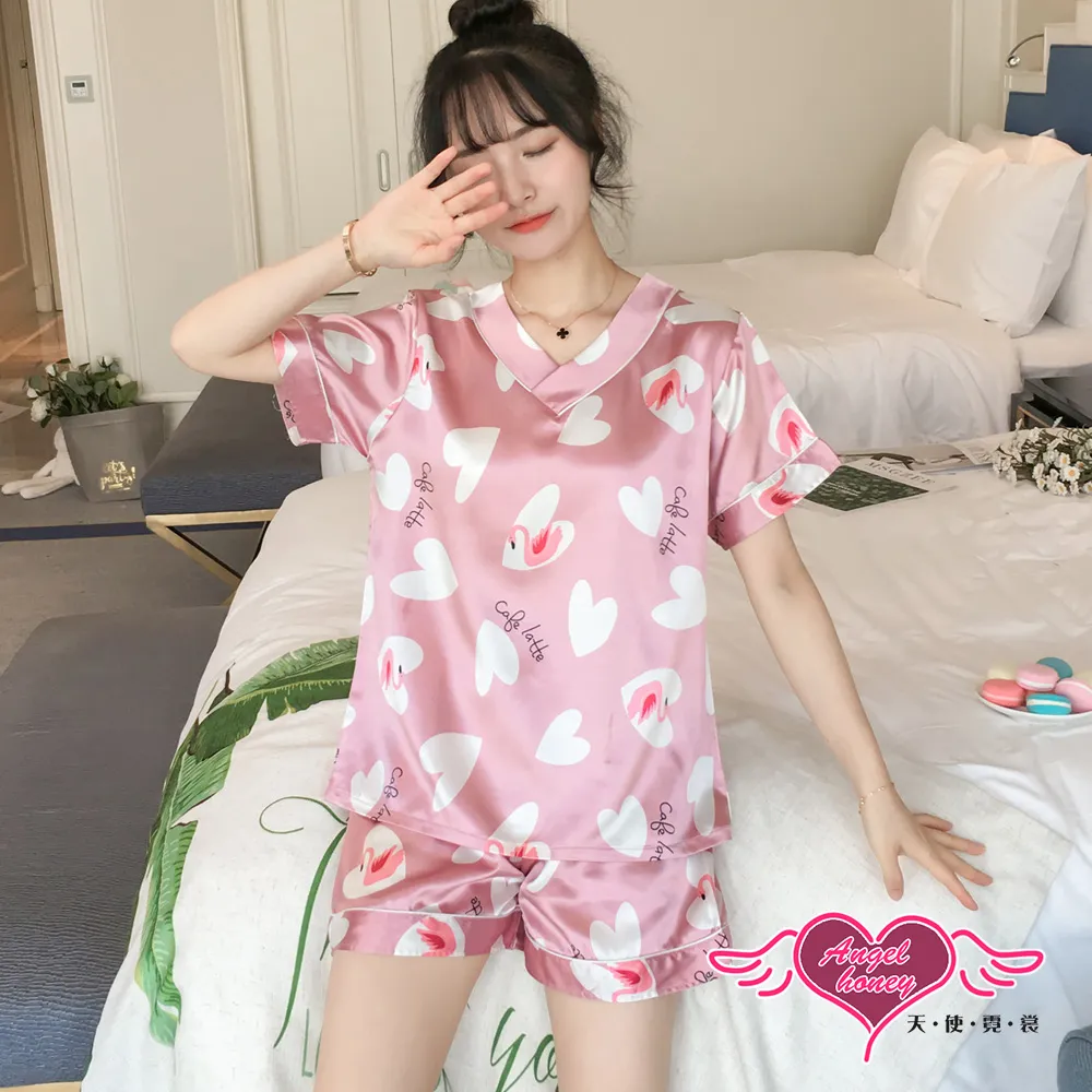 居家睡衣 仙鶴輕飛 日系綁帶二件式長袖成套休閒服(深藍F) AngelHoney天使霓裳 歷史價格詳細信息