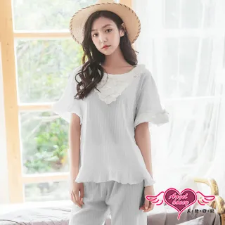 居家睡衣 仙鶴輕飛 日系綁帶二件式長袖成套休閒服(深藍F) AngelHoney天使霓裳 歷史價格詳細信息