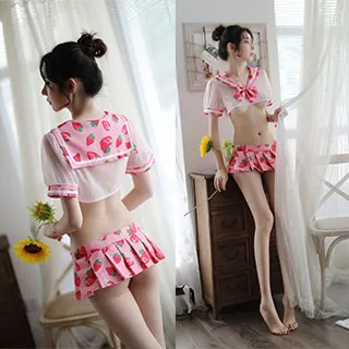 女警角色扮演服！氣質領帶心型挖空鏈條牽引後開衩短裙六件式套裝－含可撕絲襪 情趣夢天堂 情趣用品 台灣現貨 快速出貨 歷史價格詳細信息