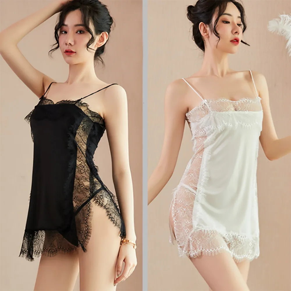 情趣睡衣 細肩帶側綁帶性感睡衣 情趣內衣睡衣情人節禮物 流行e線A7265 歷史價格詳細信息