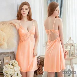 性感睡衣 柔情美色 冰絲甜美連身睡衣(咖啡F) AngelHoney天使霓裳 歷史價格詳細信息