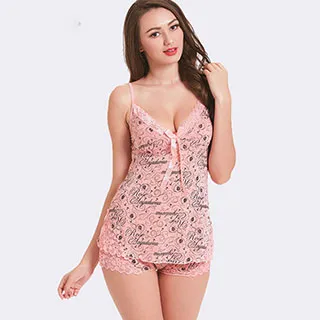 甜美小碎花性感冰絲衣褲套組系列 SG885B5 歷史價格詳細信息