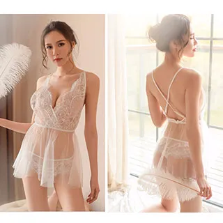 【Secret Lover】草莓不規則格子滾荷葉邊居家服睡裙SL22027 歷史價格詳細信息