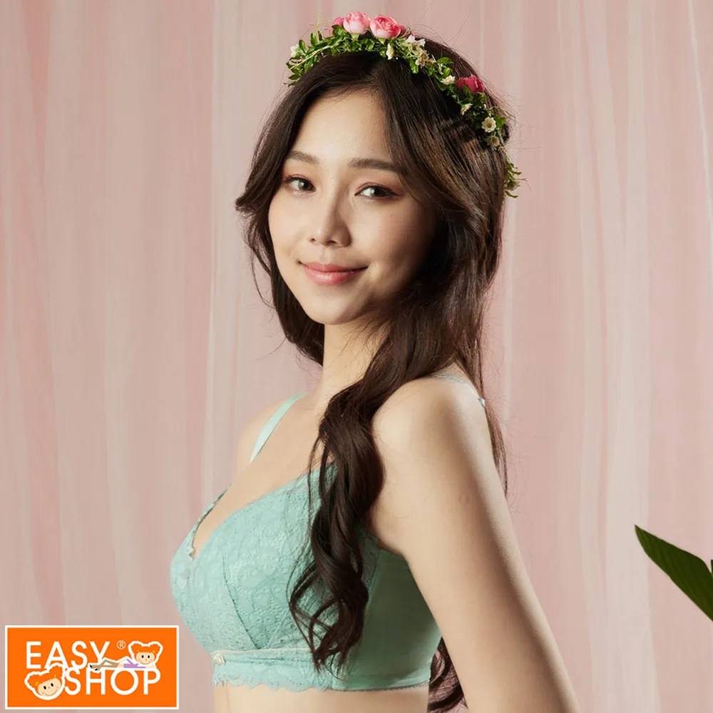 【EASY SHOP】珍奶-蜜戀夏娃 蕾絲拼接包覆寬版低腰三角內褲-香草 歷史價格詳細信息