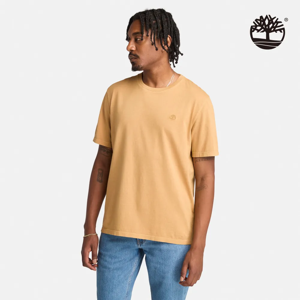【Timberland】女款小麥色短袖休閒T恤(A6ATEEH3) 歷史價格詳細信息