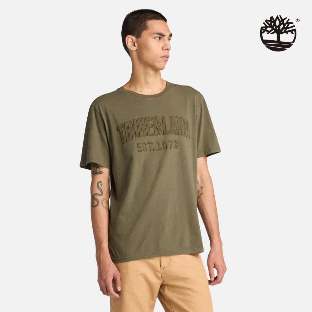 【Timberland】男款綠色刺繡LOGO圓領上衣(A695YEIN) 歷史價格詳細信息