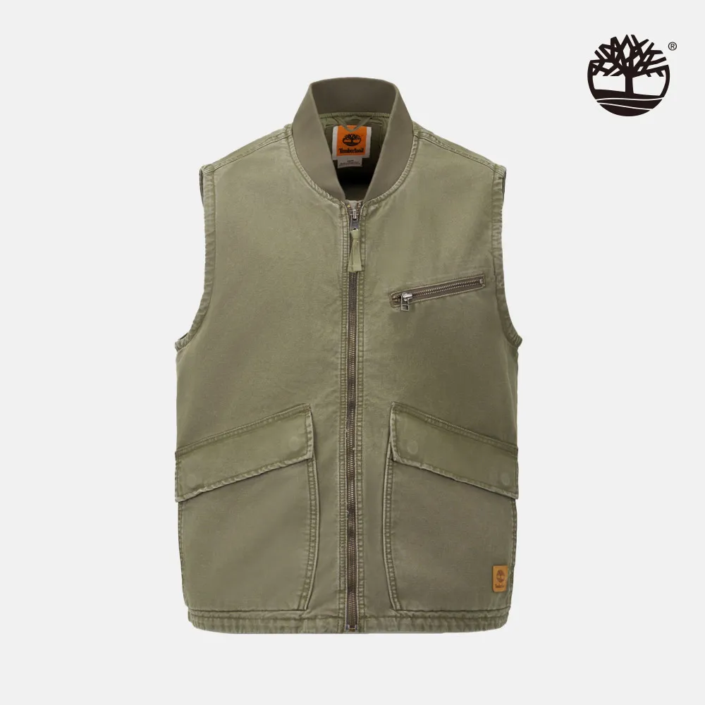 Timberland 男款軍綠色帆布外套|A6AUGA58 歷史價格詳細信息